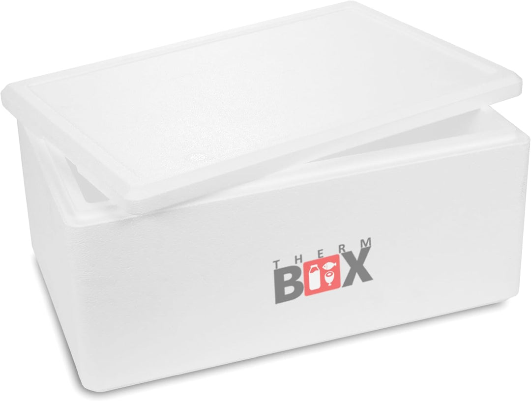 THERM BOX Styroporbox 24L bis 45L Verschiedene Grössen Isolierbox Thermobox Kühlbox Warmhaltebox Wie