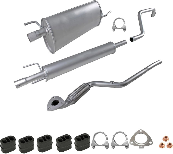 FERROZ EXPORT Ersatz für Auspuff Opel Meriva A 1.6 i 16 V, Baujahr 2003-2005 Komplette Auspuffanlage