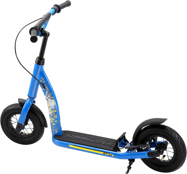 STAR SCOOTER Kinder Tret Roller ab 5 Jahre | City Kick Scooter Luftreifen Höhenverstellbar 10 Zoll N