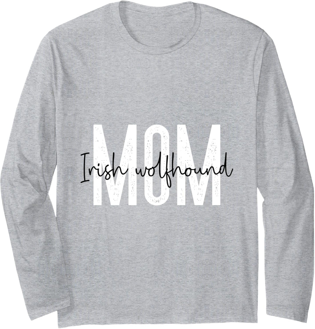 Irish wolfhound mom Langarmshirt