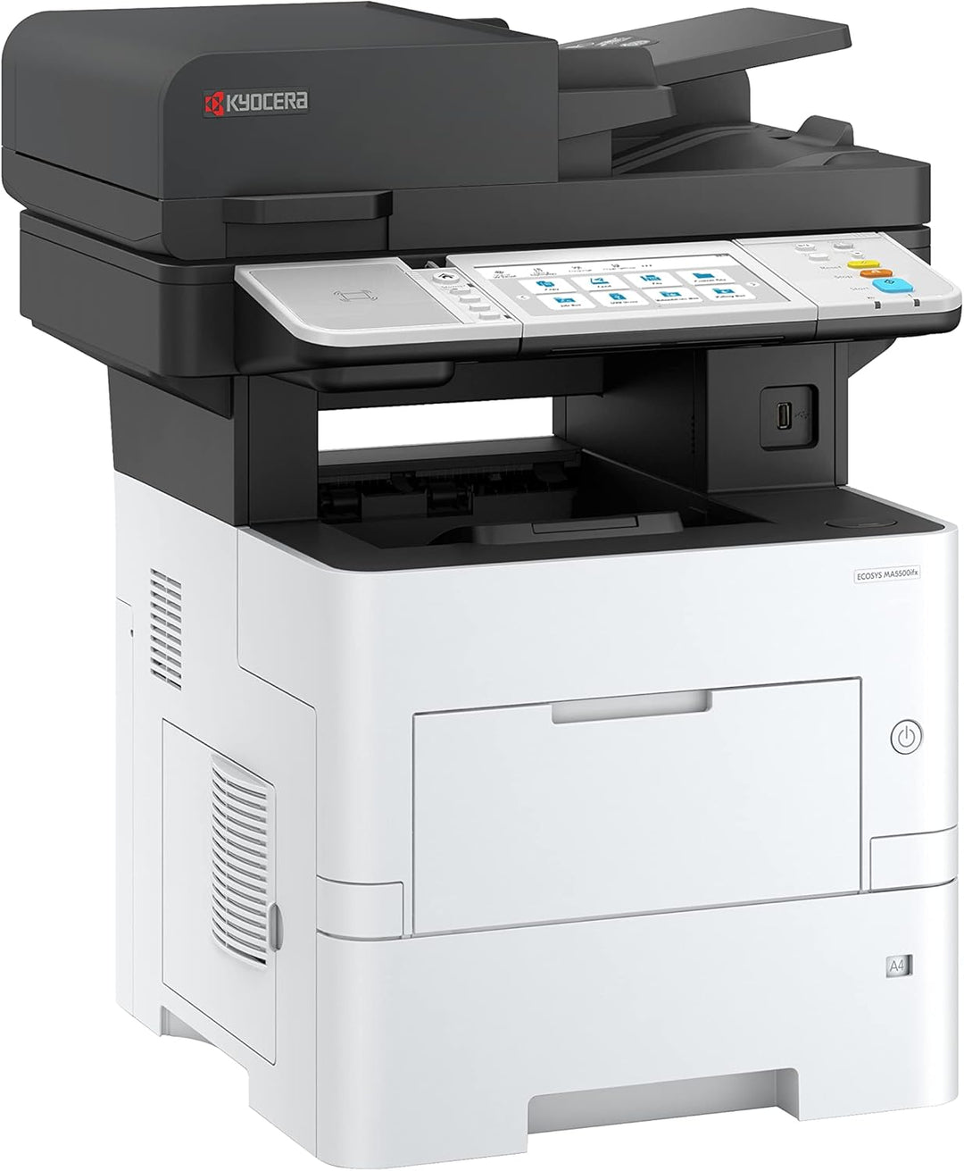 Kyocera Ecosys MA5500ifx Multifunktionsdrucker Schwarz Weiss, 55 Seiten pro Minute. Drucker Scanner