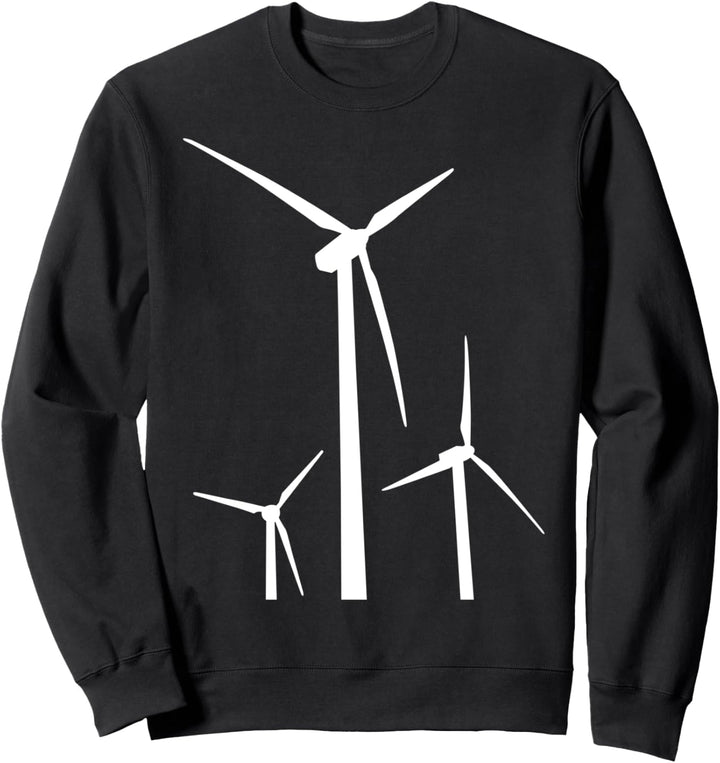 Windenergie Windkraft Windrad Windkraftanlage Energie Strom Sweatshirt