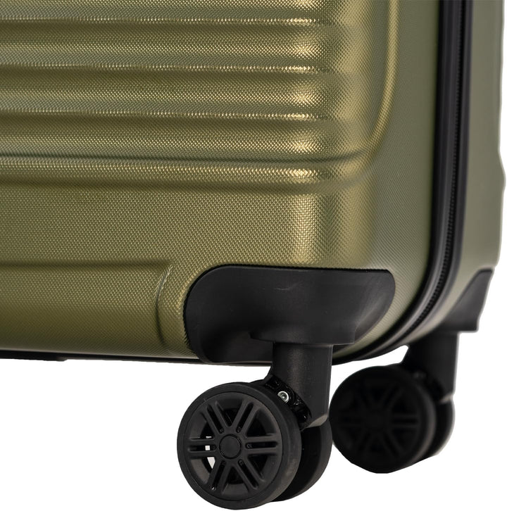 NOWI® Las Palmas Koffer Klein, Leichter Hartschalenkoffer mit Rollen, 34L passend für Ryanair, Lufth