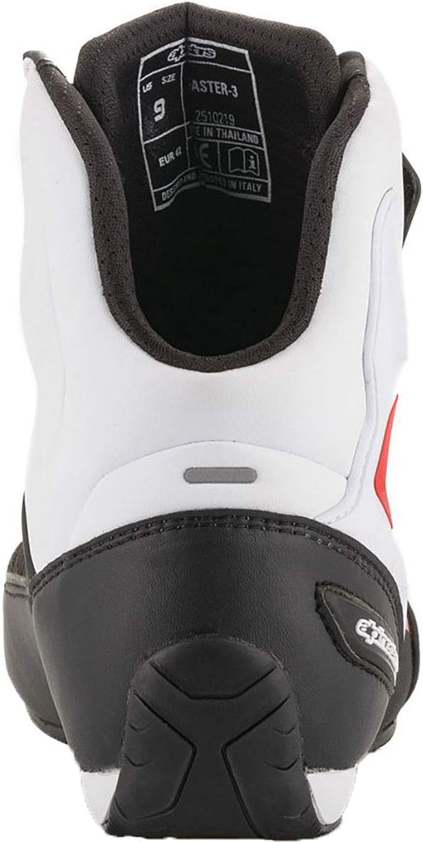 Alpinestars Herren Nc Motorradstiefel 39 2/3 EU Black White Red, 39 2/3 EU Black White Red