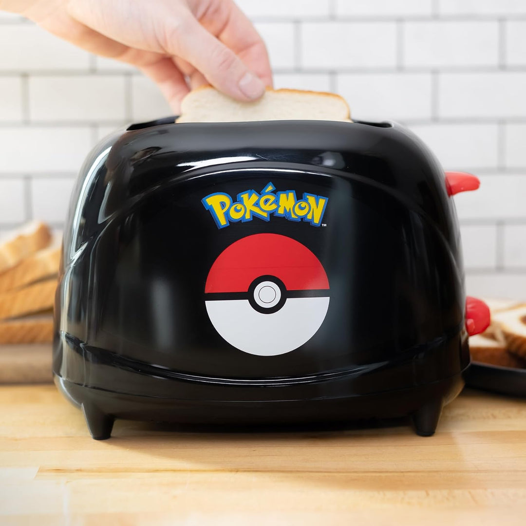 Pokémon Poké Ball Toaster – Elektrischer Frühstücks-Toaster mit Pokémon-Design – Toast mit Pokemon-M