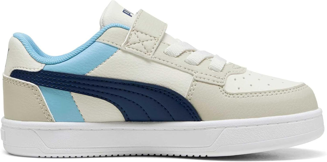 PUMA Unisex Kinder Caven 2.0 Block Ac+ PsSneaker 28 EU 2 0 Block Desert Dust Persian Blue Aqua Green
