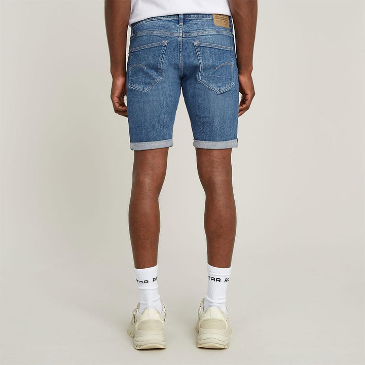 G-STAR Herren 3301 Slim Denim Shorts 28W Blau (Faded Summer Sky D10481-d634-h096), 28W Blau (Faded S