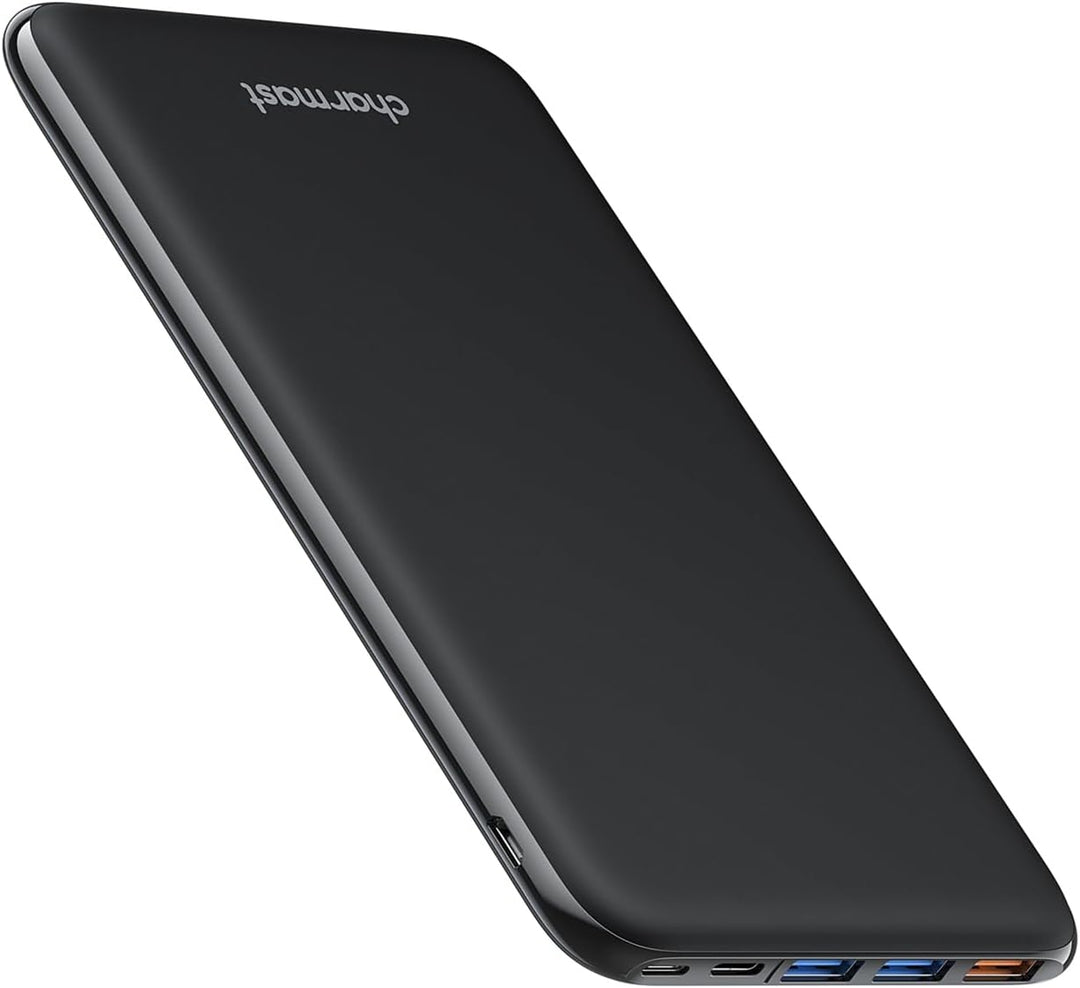 Charmast 26800mAh Powerbank USB C Externer Akku dünne Power Bank Handy Tragbares Ladegerät mit 3 Ein