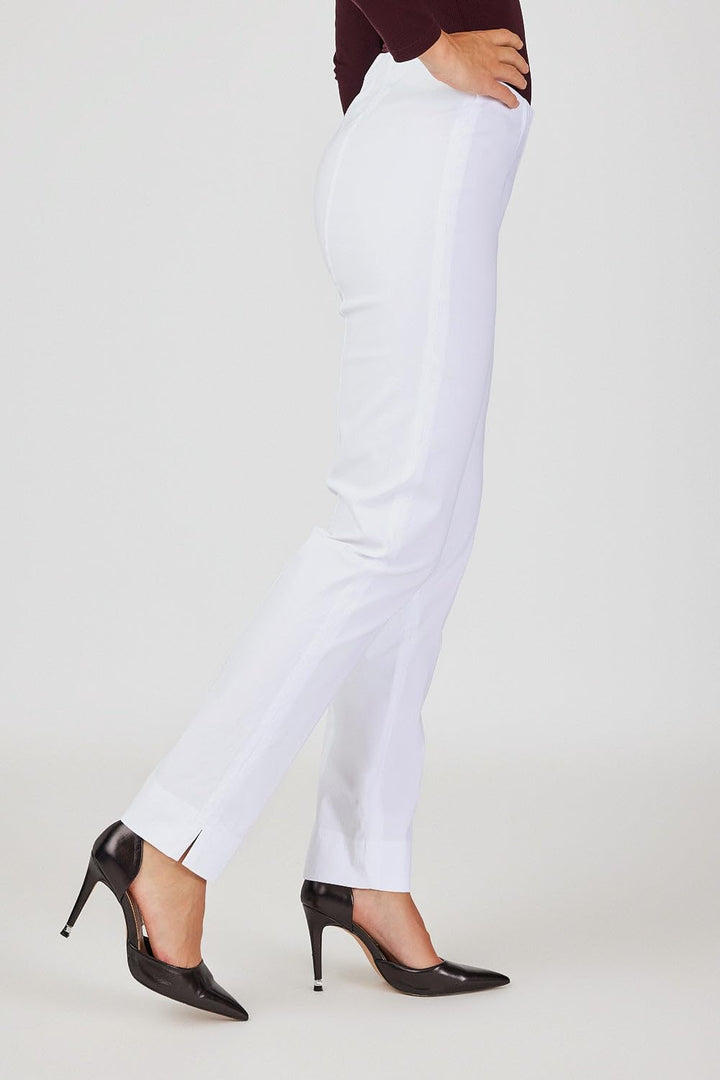 Robell Style Marie - Stoffhose Damen high Waist - Damenhose Power Stretch - Bengaline Stoff Hose mit