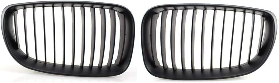 Kühlergrill für E81, E82, E87, E88, LCI 2008-2011, Schwarz, matt, 2 Stück