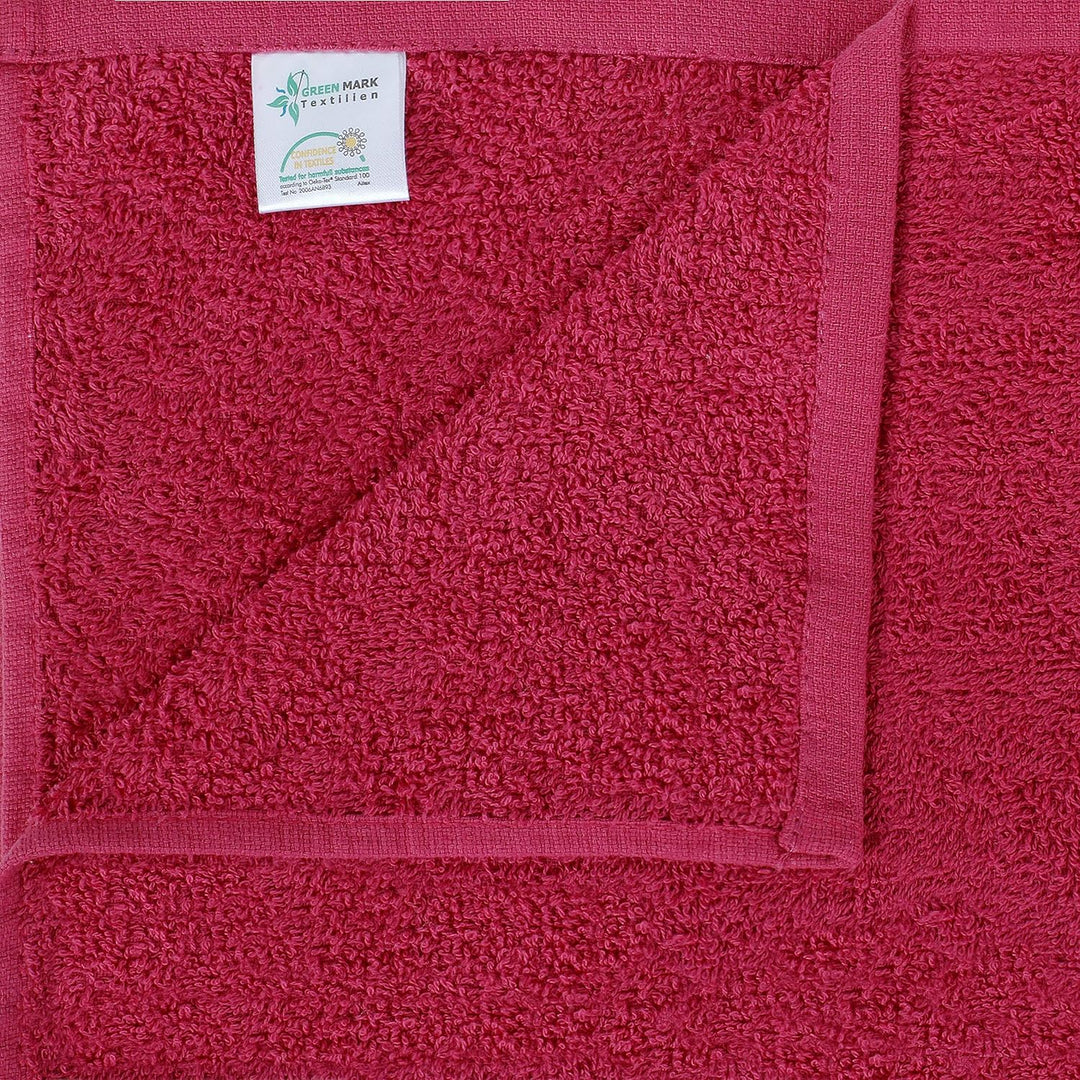 GREEN MARK Textilien 4er Pack Frottier Duschtücher mit Aufhänger 70x140cm DUSCHTUCH 100% Baumwolle F