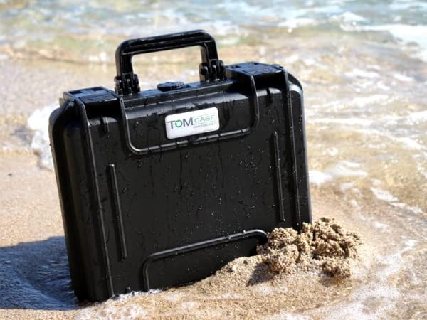 TOMcase Outdoor Schutzkoffer wasserdicht 34x30x15 cm - Hardcase Koffer IP67 | Transportkoffer mit Ra