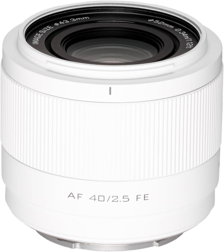 VILTROX AF 40mm f2.5 FE für Sony E-Mount Vollformat Objektiv, 40mm f/2.5 für Sony A7RⅤ ZVE1 A7CR A7C