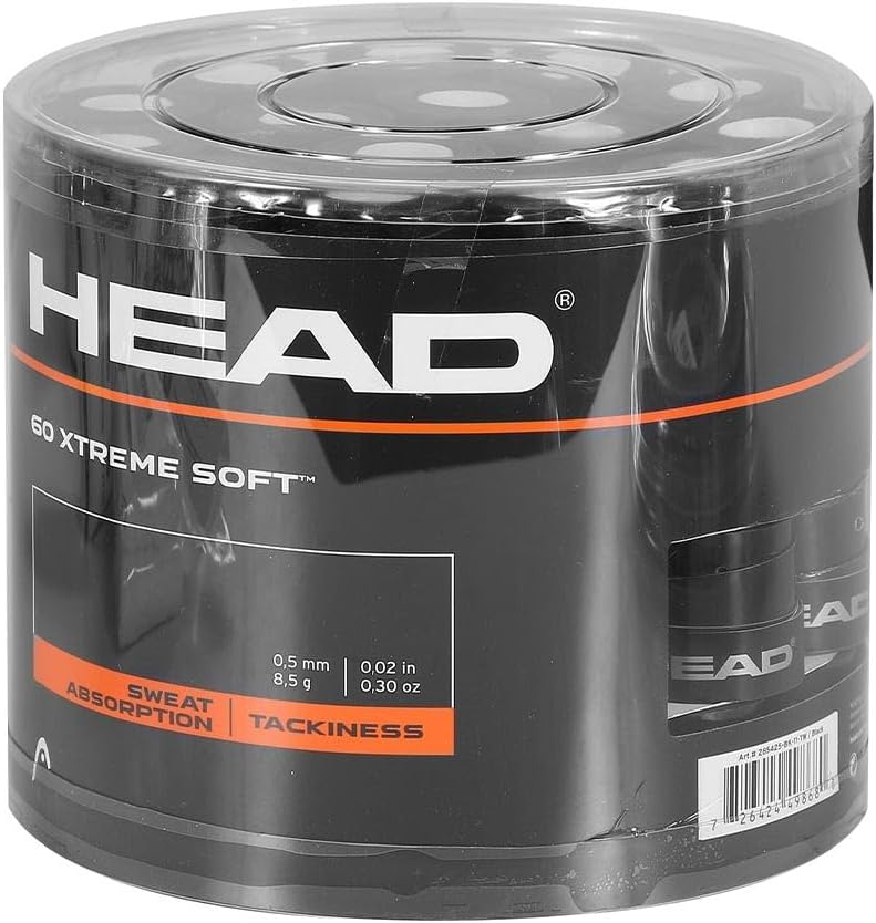 HEAD 60 Xtremesoft Griffband Einheitsgrösse Schwarz, Einheitsgrösse Schwarz