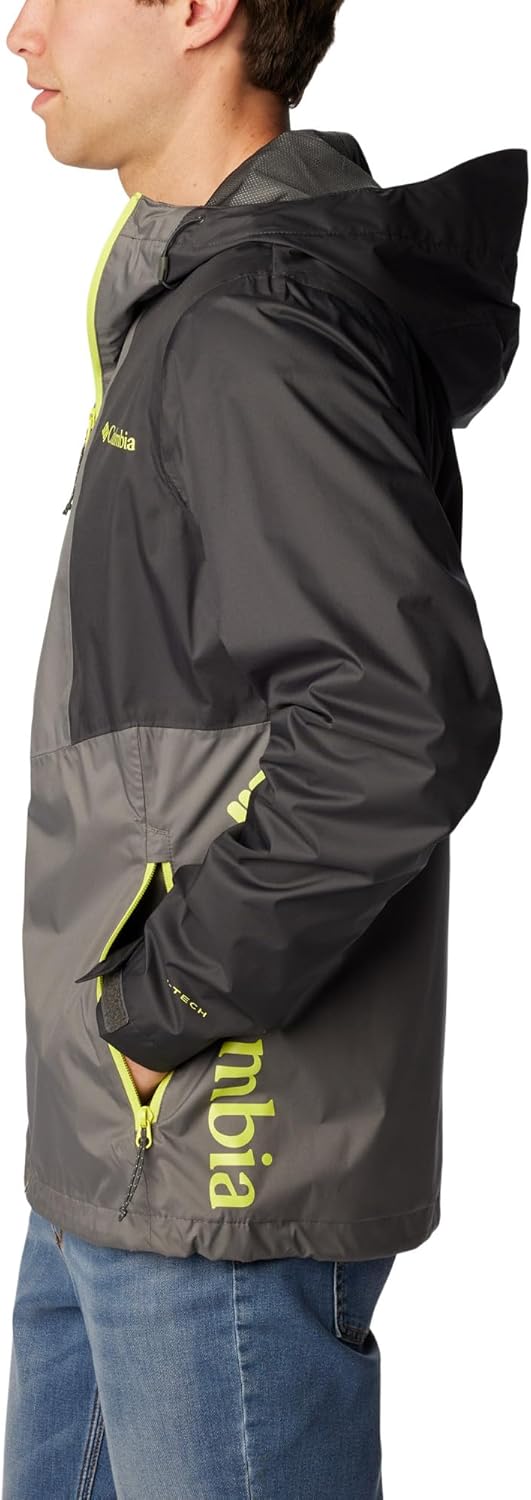 Columbia Herren Inner Limits 2 Jacket Wasserdicht Regenjacke (1er Pack), City Grey/Shark