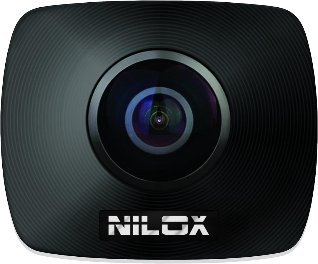 Nilox, Action Cam EVO 360, Full HD 1920x960p, 30fps, 4.5MP, 360° Aufnahme, Schwarz