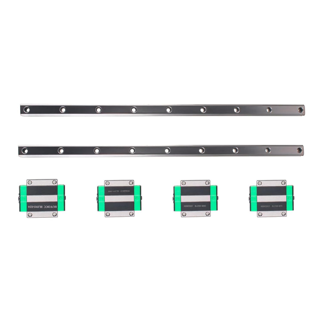 Linearführung 2 Stücke HGR20 300mm Linearschiene mit 4 Stücke HGW20CC Lagerblöcken für DIY 3D Drucke