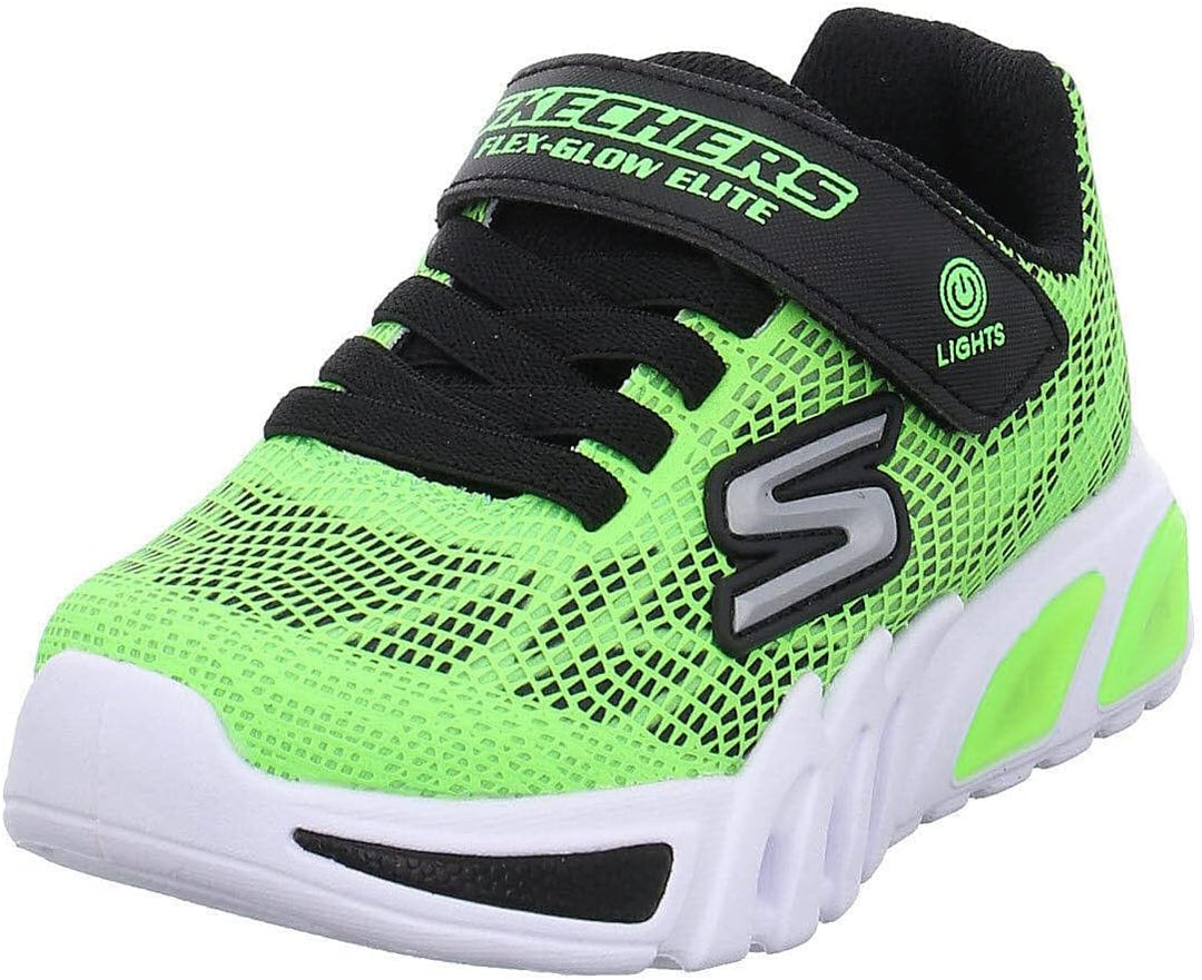 Skechers Jungen 403900l Rybk Sneaker 31 EU Lime Synthetic Black Trim, 31 EU Lime Synthetic Black Tri