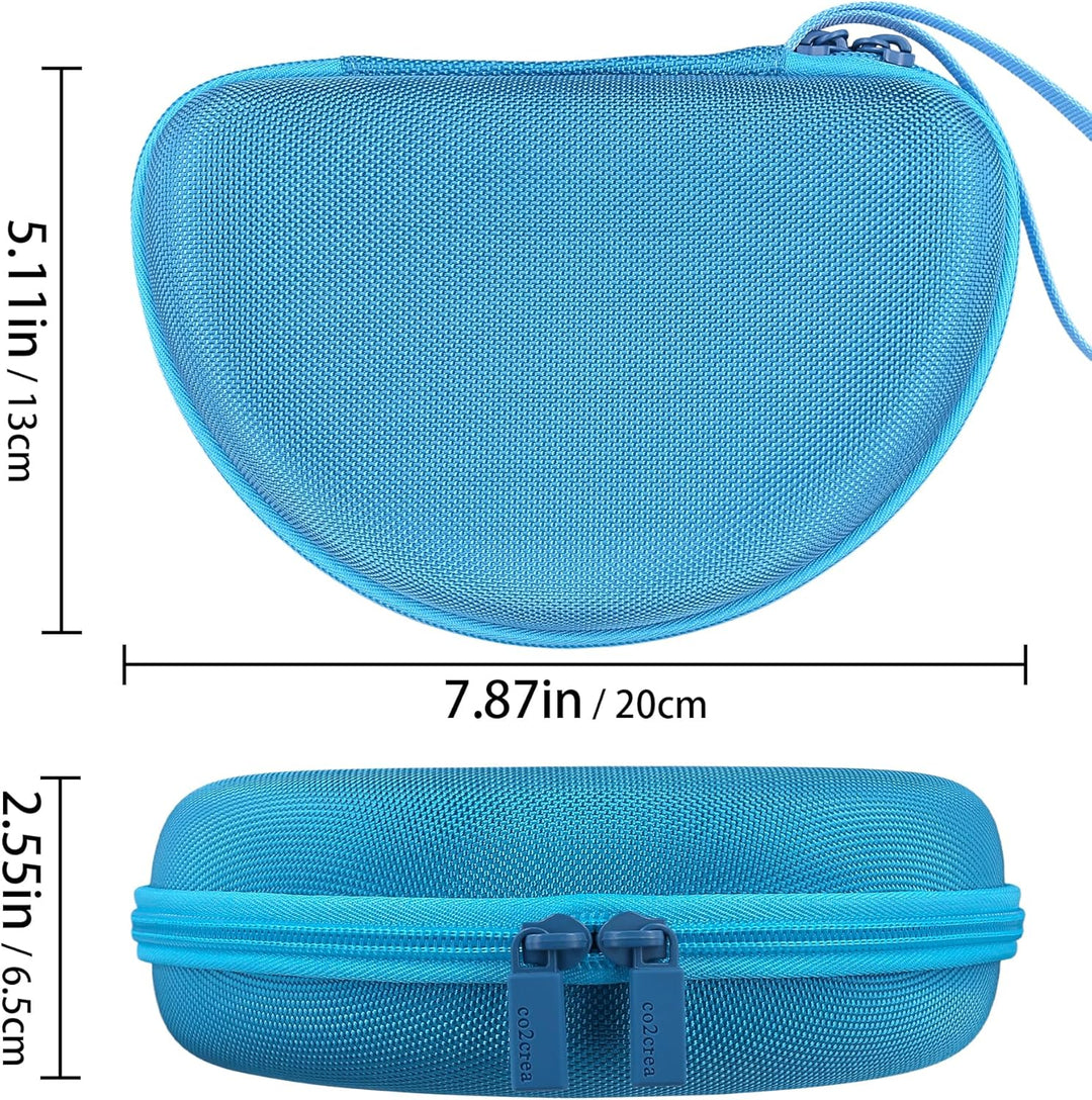 co2CREA Hart Tragbare Schutzhülle Etui Tasche für All-In-One Audioplayer Starterset Drix Blau Cookie