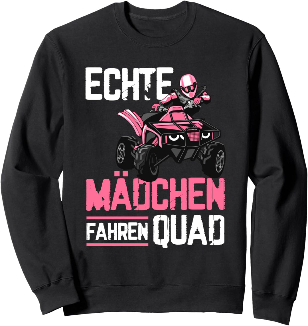 Quad Quad Fahrerin Motorrad Sweatshirt