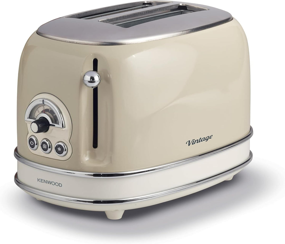 Ariete, 0155CR, Design-Toaster für zwei Scheiben, sechs Toaststufen, 810 W, Gehäuse aus Edelstahl, h