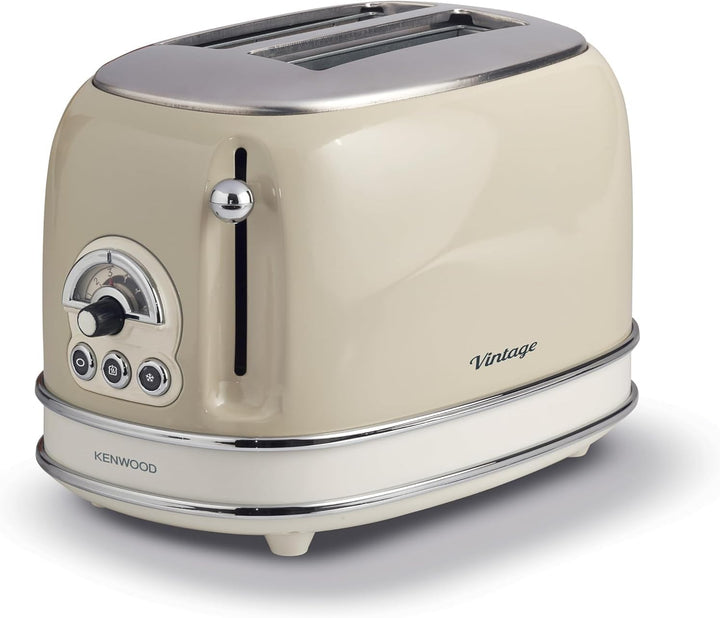 Ariete, 0155CR, Design-Toaster für zwei Scheiben, sechs Toaststufen, 810 W, Gehäuse aus Edelstahl, h