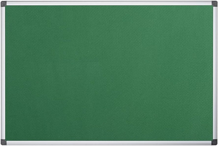 Bi-Office Filztafel Maya, Mit Aluminiumrahmen, Grüne Filzoberfläche, Zum Gebrauch Mit Pinnnadeln, Pi