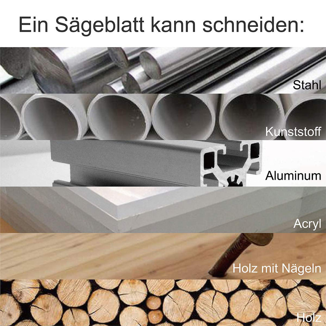 METAK HM Multifunktions Kreissägeblatt 254x30 mm für Holz, Metall, Aluminium | Multi Material Sägebl
