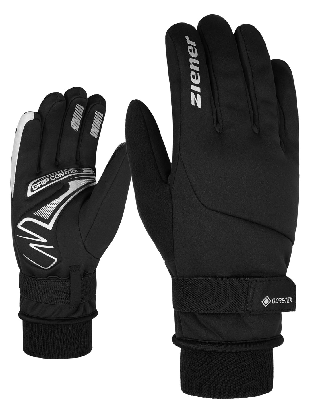 Ziener Erwachsene SMU 18-Bike 199 GTX(R) Glove Fahrrad Schwarz 7, Schwarz 7