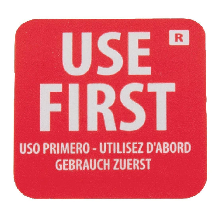 Hygiplas Erste‑Wahl Etiketten 25mm (1000Stk) – Rückstandsfrei E149 Einzeln, Einzeln