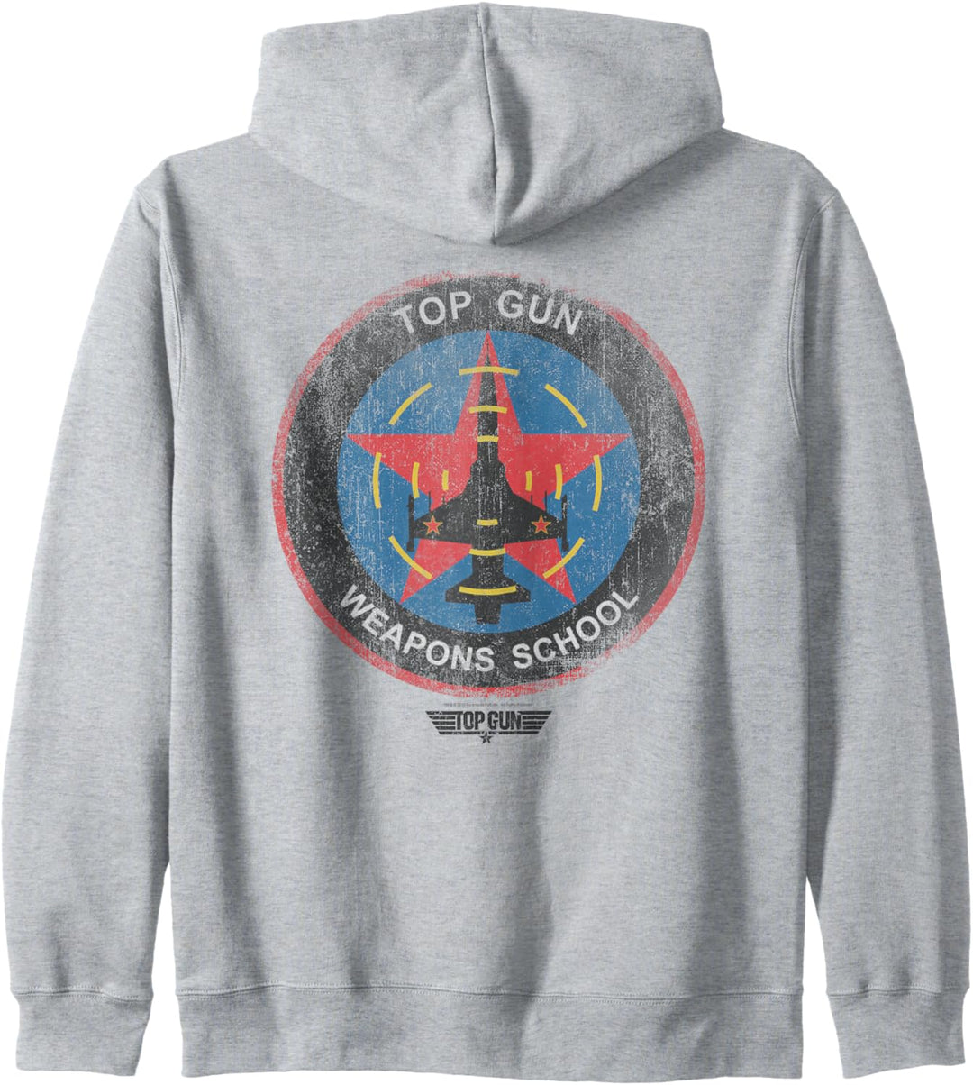 Top Gun Flight School Logo Kapuzenjacke