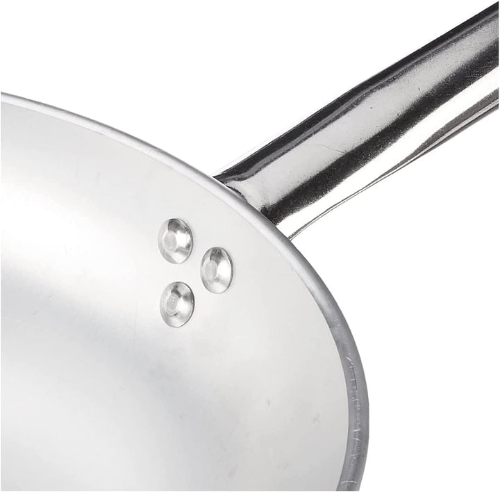Pentole Agnelli ALMR1111B24 Hohe Sprungpfanne, Aluminium, Silber, 24 cm, 24 cm
