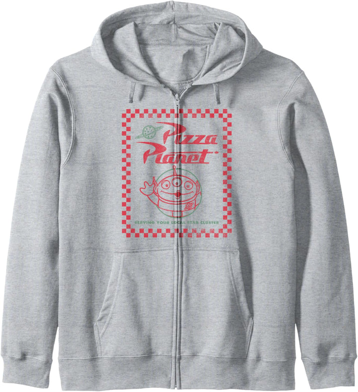 Disney Pixar Toy Story Alien Pizza Planet Box Art Kapuzenjacke