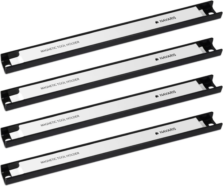 Navaris Magnetleiste Werkzeughalter Wand - Ca. 30 cm langer Magnethalter - Magnetleiste Werkzeug - M