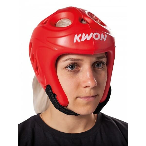 KWON Kopfschutz Shocklite, Versch. Farben Rot XL