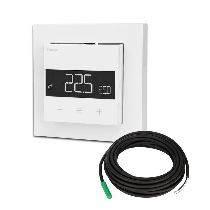 Heatit Z-TRM6 Z-Wave Plus Thermostat Raumregler mit EXT. Sensor für Fussbodenheizung elektrisch und