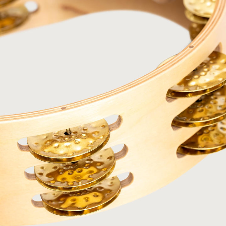 Meinl Percussion AE-CMTA3B Handtambourin, Artisan Edition, 20,32 cm (8 Zoll) Durchmesser, 3-reihig m
