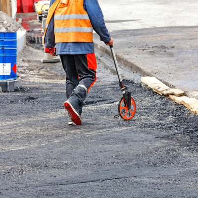 Greensen Strecken Messrad mit Griff, Messrad Faltbares Entfernungsmessrad Präzisions Messrad Vermess