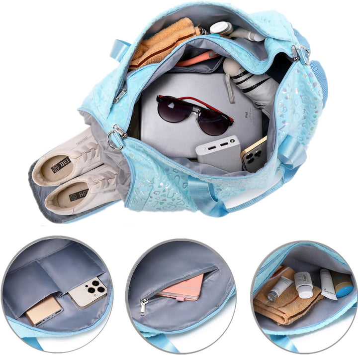 Reisetasche Kinder Sporttasche Kinder Mädchen Kleine Reisetasche Sporttaschen Saunatasche Schwimmtas
