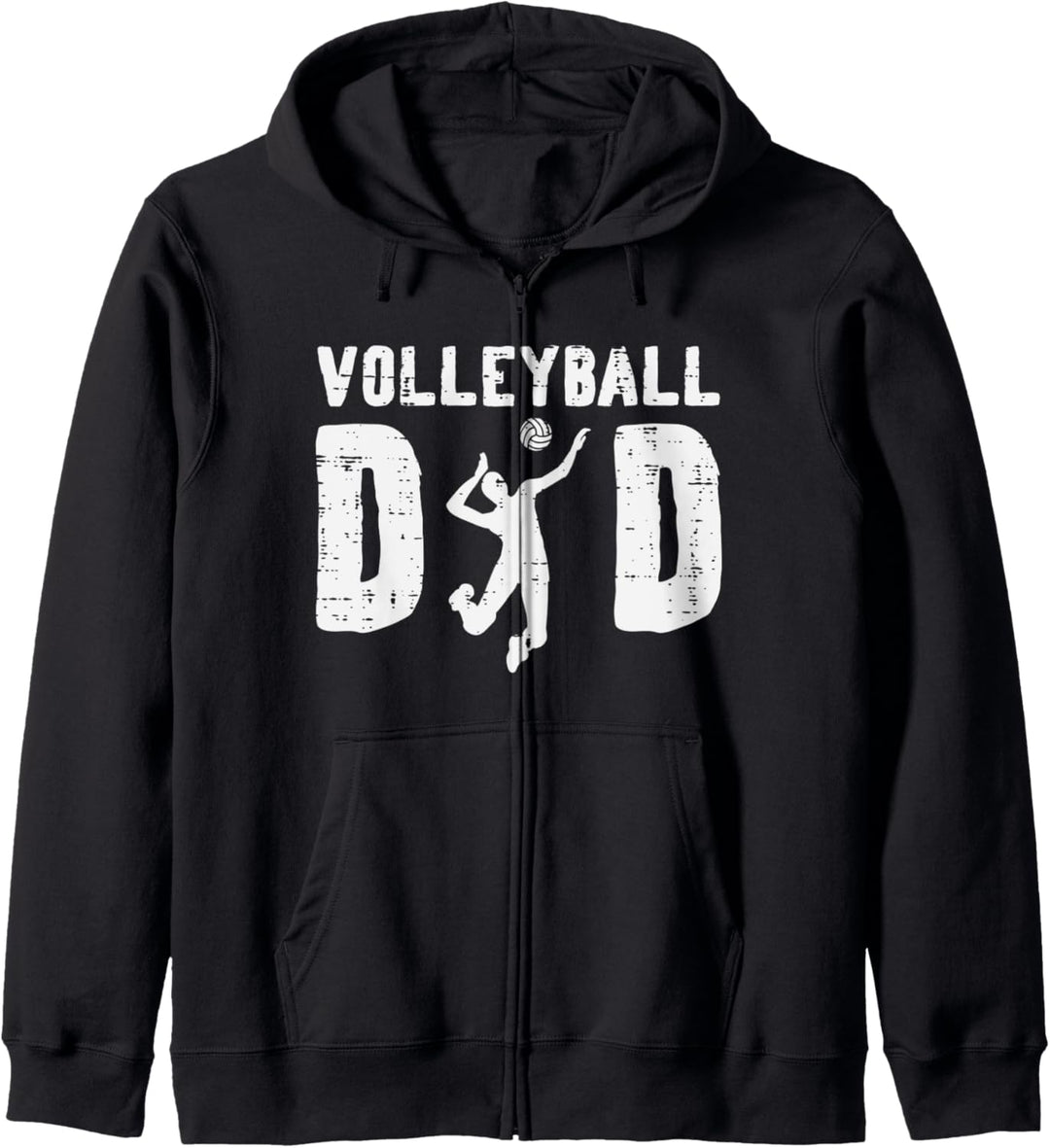 Volleyball Dad Sports Player Spiker Coach Daddy Papa Men Kapuzenjacke
