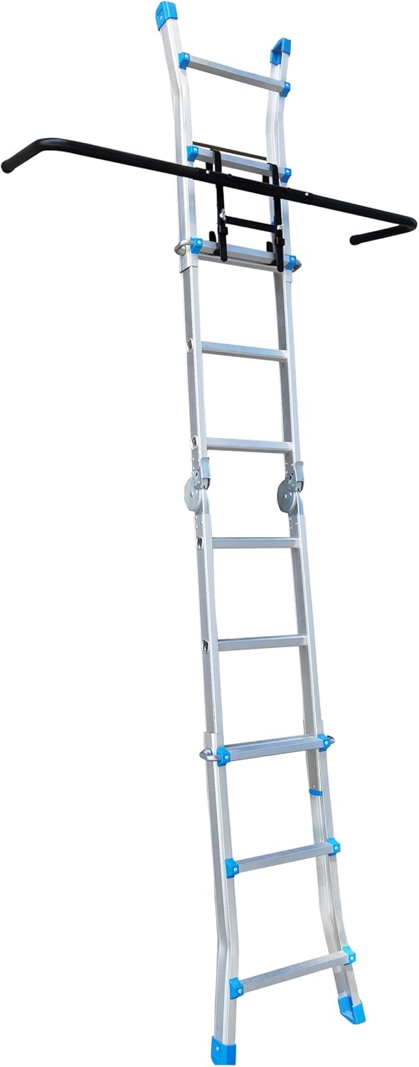 WORHAN Wandabstandshalter für Leiter Abstandshalter Leiterzubehör Wandabstand KS OF30 124cm X 29cm T