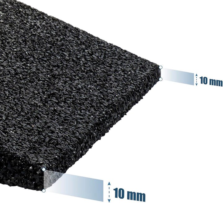 HASKYY 4X Reifenschuh-Set 600x400x64mm bis 385er Reifen Reifenbett Reifenschoner Reifenwiege aus Gum