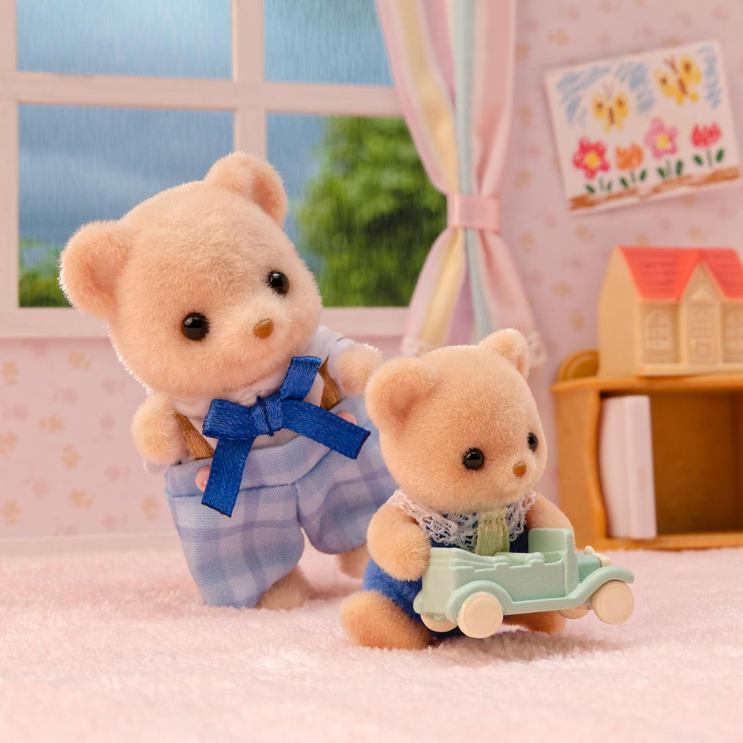 Sylvanian Families - 5851 Biscuit Bären Familie, Spielset mit Tierfigur, Tierfiguren, Bären, Waldtie