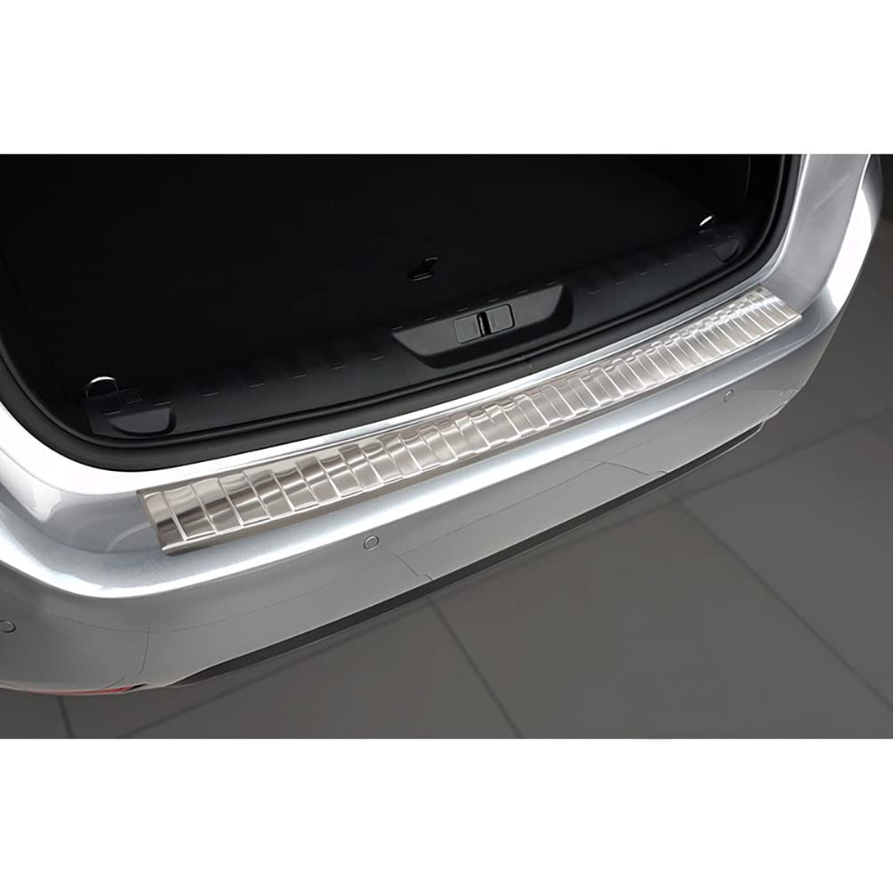 Avisa Edelstahl Heckstossstangenschutz kompatibel mit Peugeot 308 II SW 2013-2017 & Facelift 2017-20