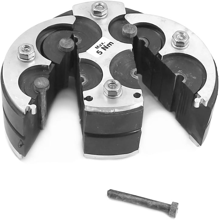 WITTKOWARE 100mm Mauerdurchführung (Ringraumdichtung), geteilt, für bis zu 4 Kabel/Rohre (4X 6-30mm)