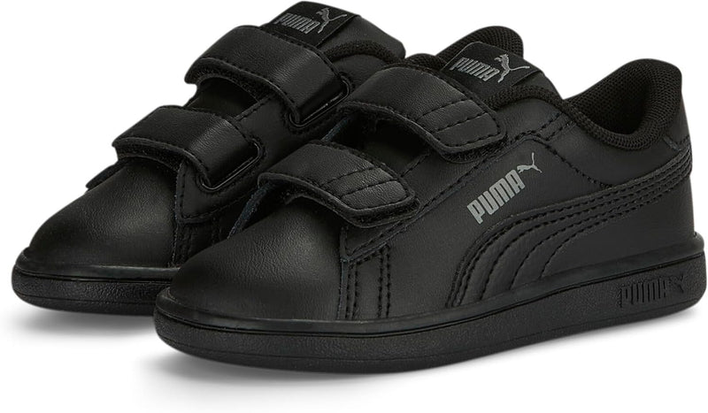 PUMA Unisex Baby Smash 3.0 L V Inf Sneaker 20 EU Puma Black Shadow Gray, 20 EU Puma Black Shadow Gra