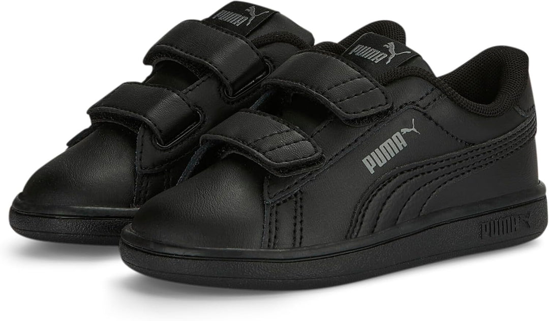 Puma Unisex Baby Puma Smash 3.0 L V InfSneaker 21 EU Black Shadow Gray, 21 EU Black Shadow Gray