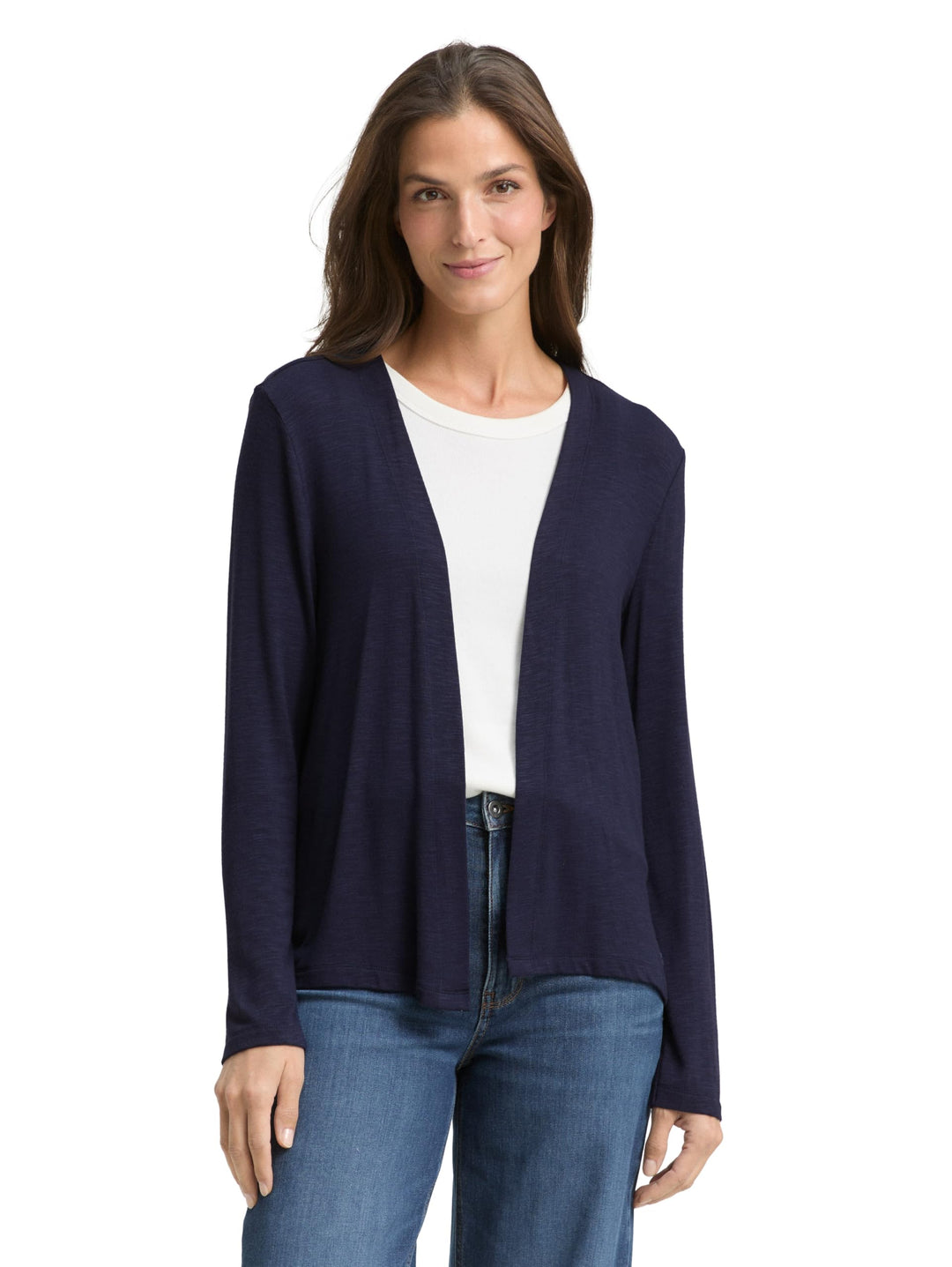 TOM TAILOR Damen Basic Sommer Cardigan, 10668 - Sky Captain Blue