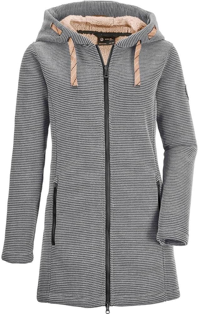 G.I.G.A. DX Damen Gw 54 Wmn Kntflc Prk Casual Strickfleeceparka/Fleecejacke mit Kapuze 36 gebrochene