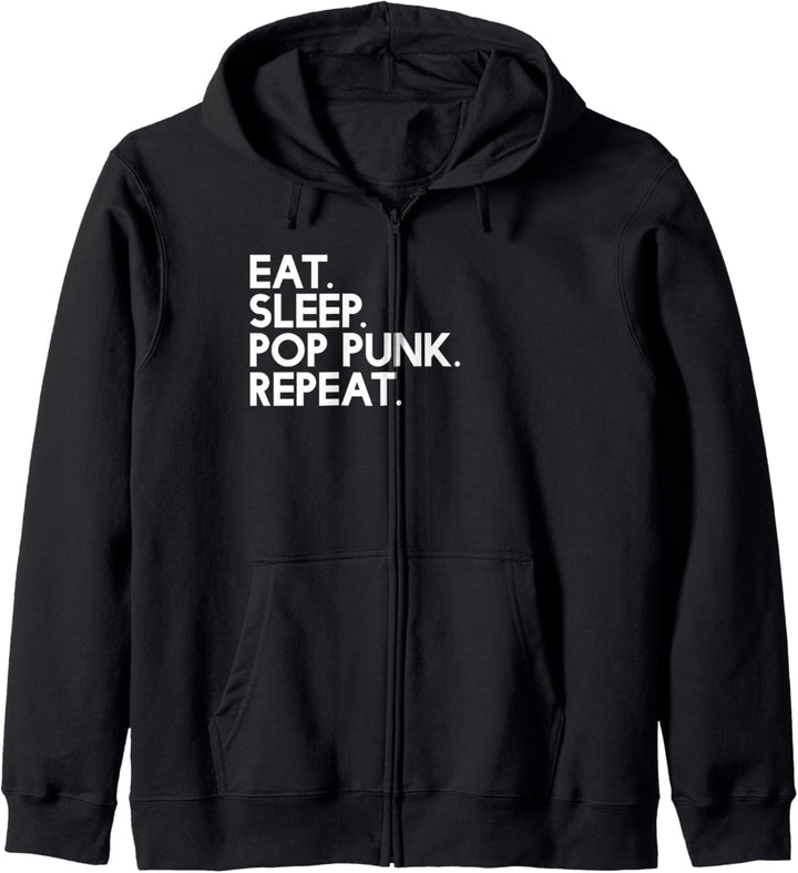 Eat Sleep pop punk Repeat - Music Kapuzenjacke